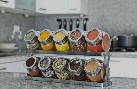 kitchen spice rack