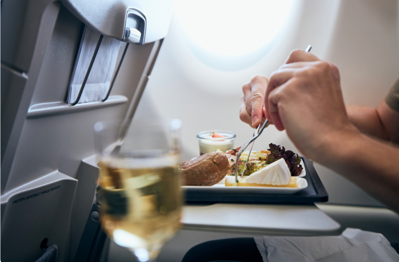 inflight meal